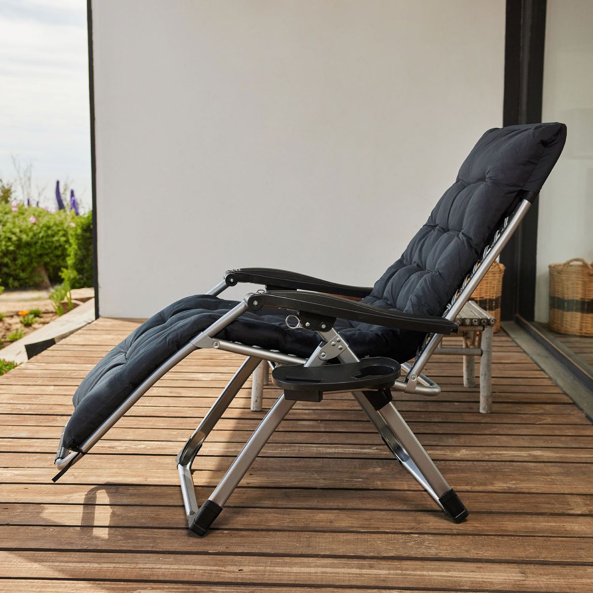 RELAN - Reposera Zero Gravity Relan Zen Pro con Cojín Desmontable