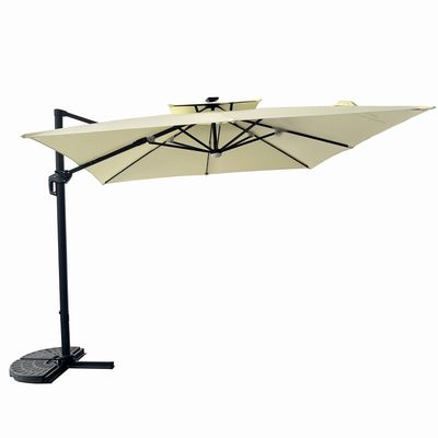 Imagen 2 del producto Quitasol Reforzado con Base Bright Night Luces 300cm