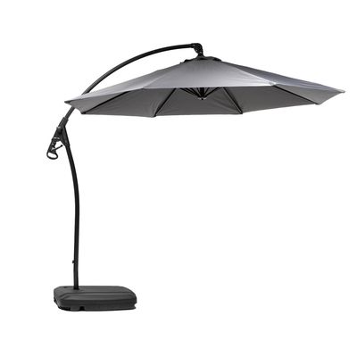 Imagen 2 del producto Quitasol Lateral Con Base Gris 300 cm Manivela