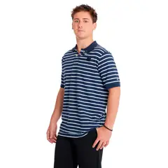 CAT - Polera Polo Hombre Logo Jersey Polo Azul