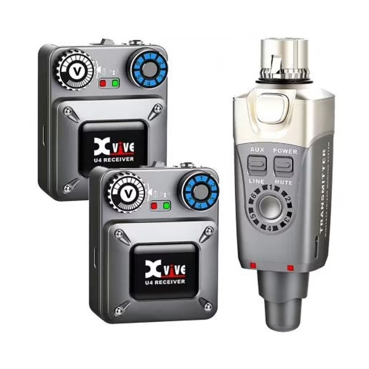 XVIVE - Sistema de monitor intrauditivo inalámbrico XVIVE U4R2