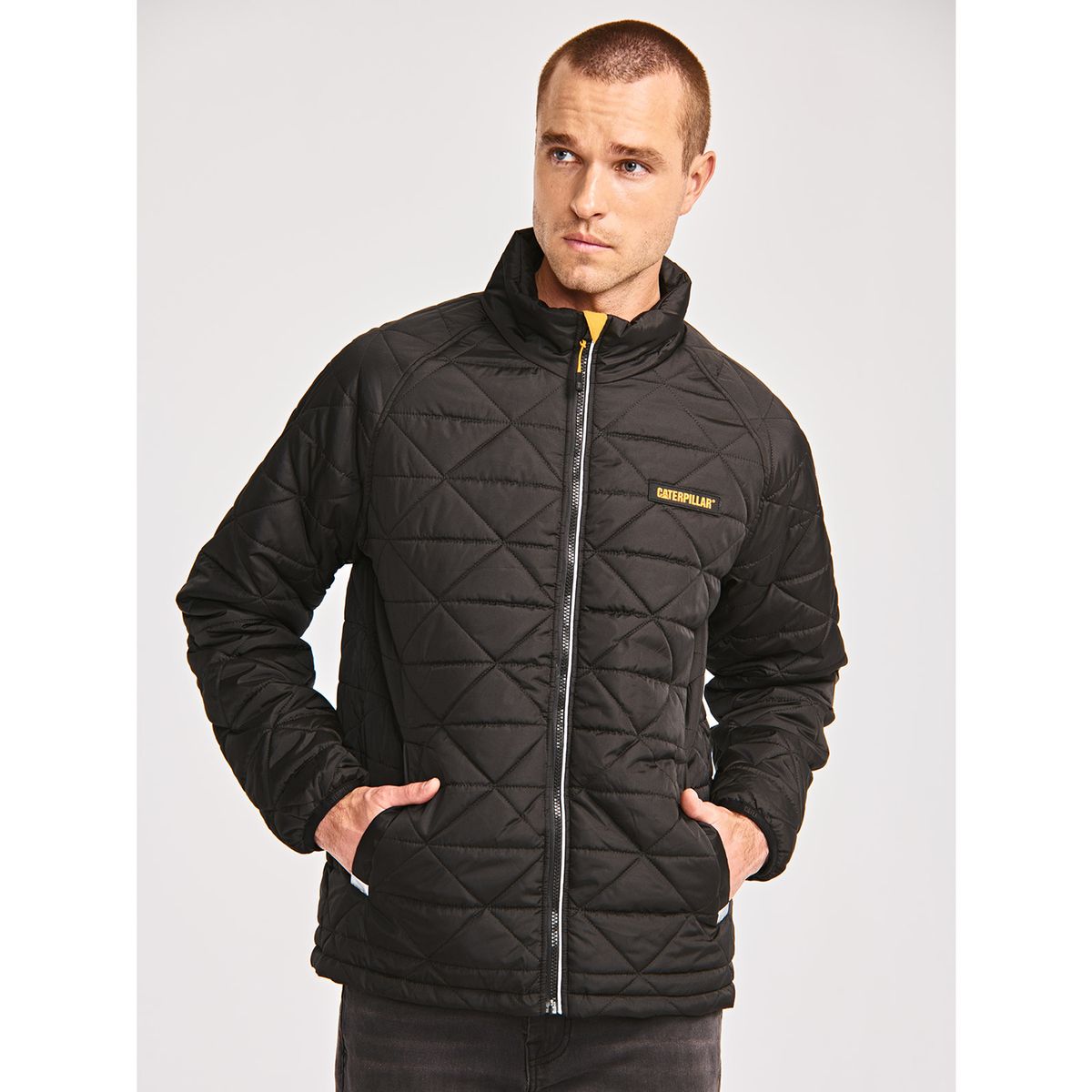 CAT - Chaqueta Hombre MW Ins Triangle QuiltedNegro CAT