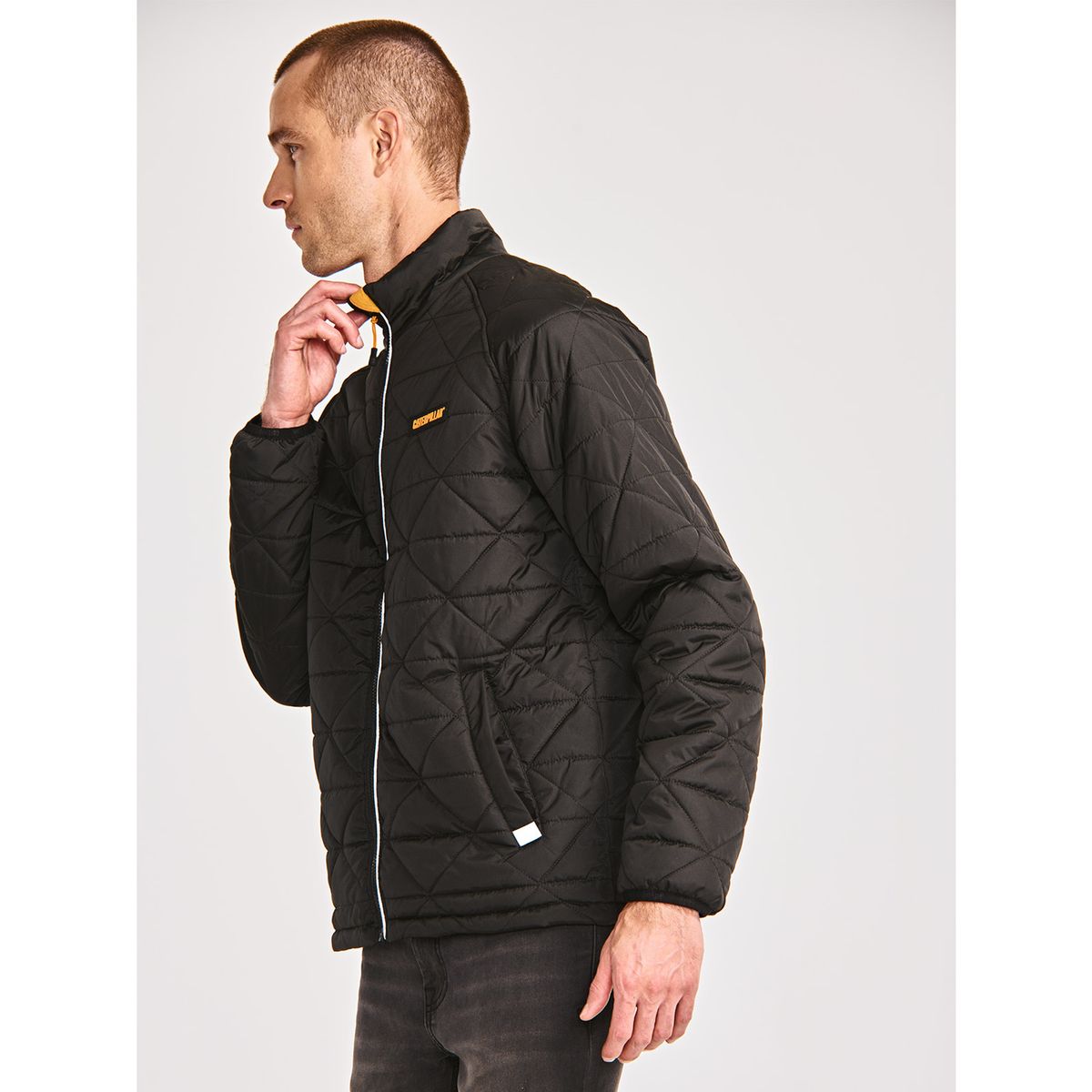 CAT - Chaqueta Hombre MW Ins Triangle QuiltedNegro CAT