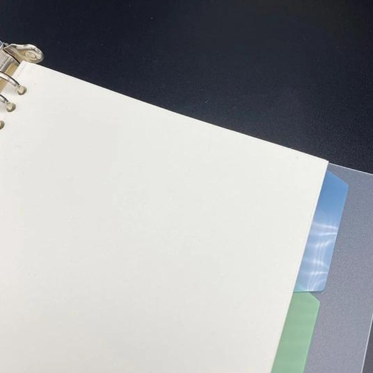 LANGUO - Libreta Anillada Blanca A5 Sistema Refill + Pack Hojas Repuesto