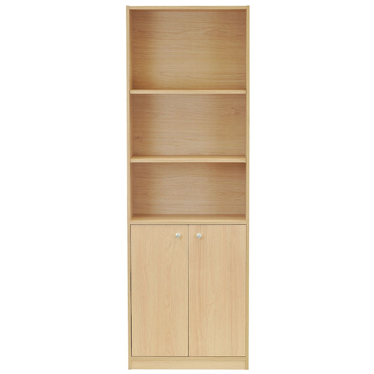 MOBIKIT - Estante 5 Niveles con Puertas Carvalo