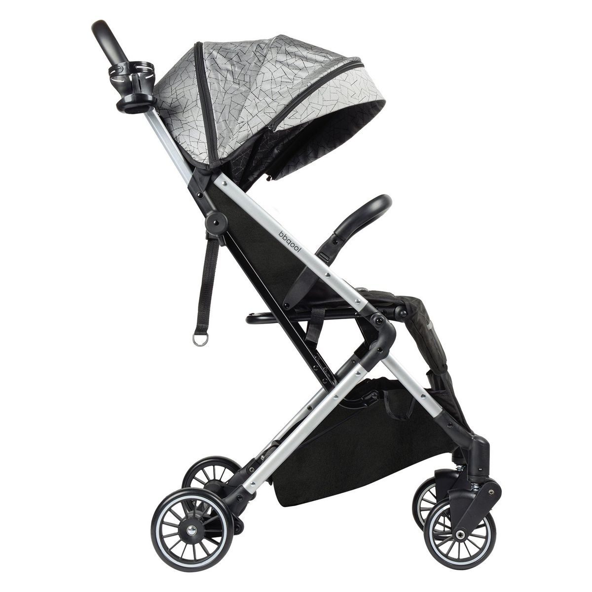 BBQOOL - Coche Maleta Compacto Mini-Ride Grey