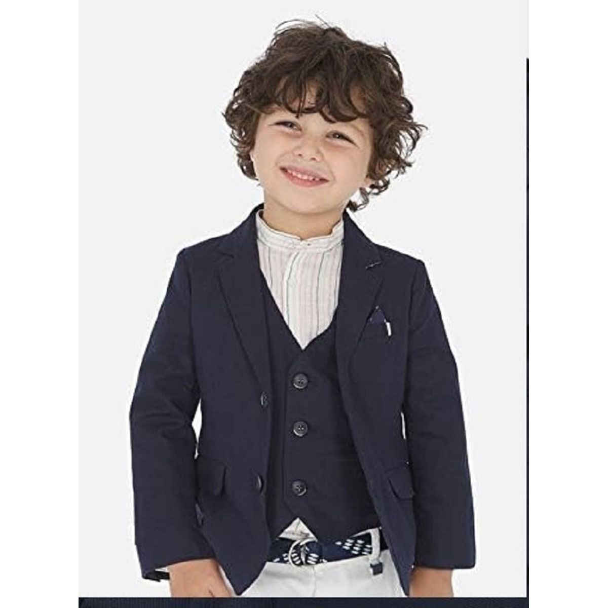 MAYORAL - Chaqueta Americana  Elegante de lino para niño