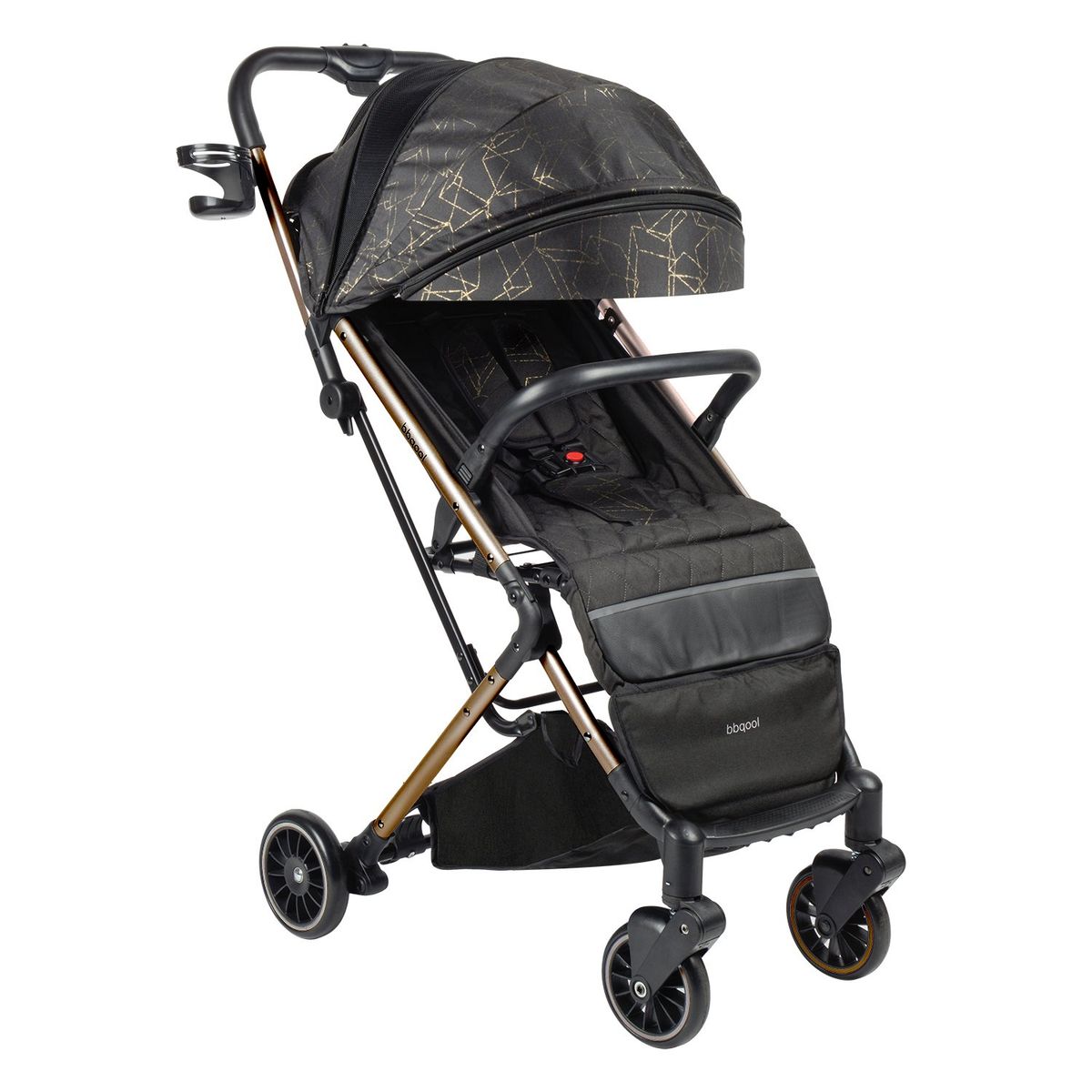 BBQOOL - Coche Maleta Compacto Mini-Ride Black
