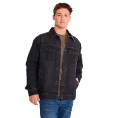 CAT - Chaqueta Unisex Denim Work Jacket Gris