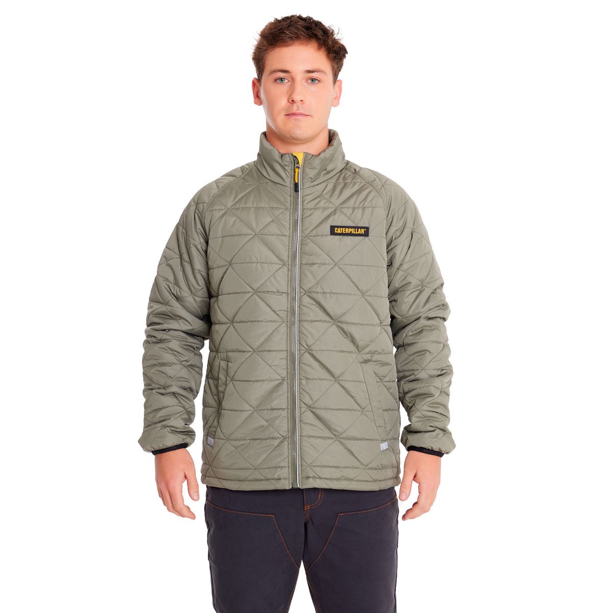 CAT - Chaqueta Hombre MW Ins Triangle QuiltedVerde CAT