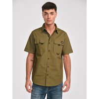 Camisa Manga Corta Hombre Utility S/S Shirt Verde