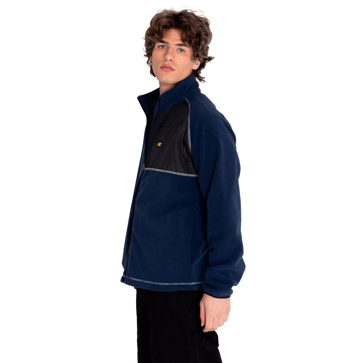CAT - Polar Hombre Polar Fleece Full Zip Jacket Azul CAT