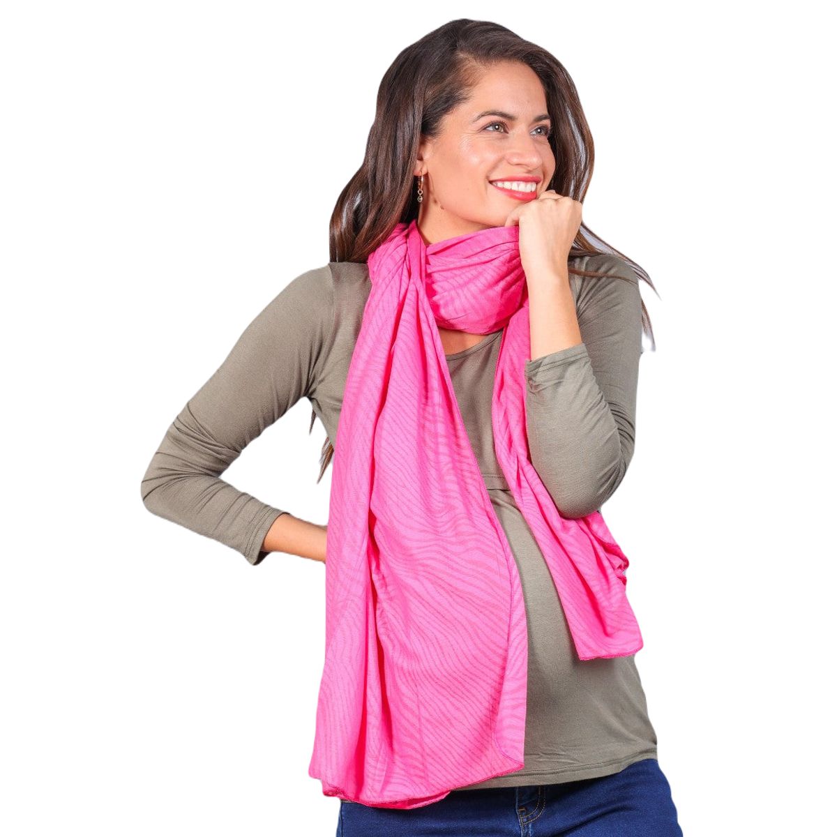 MADREMIA - Pañuelo de la lactancia Fucsia Madremia