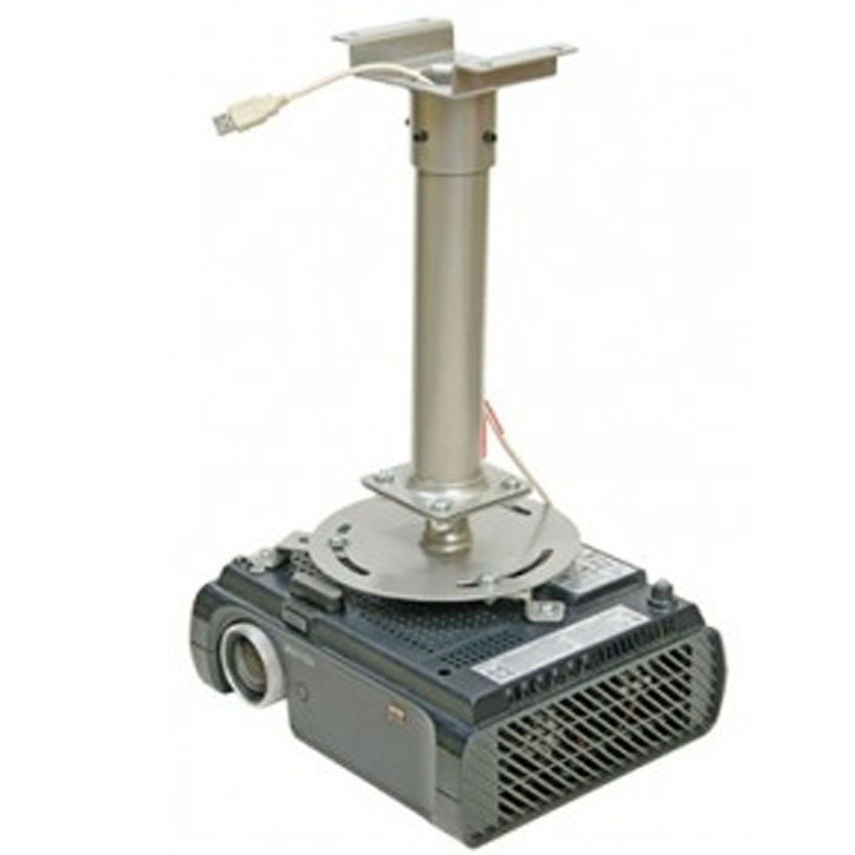 ARTIMET - SOPORTE PARA PROYECTOR A TECHO, 30 CM. 15KG. PLATEADO