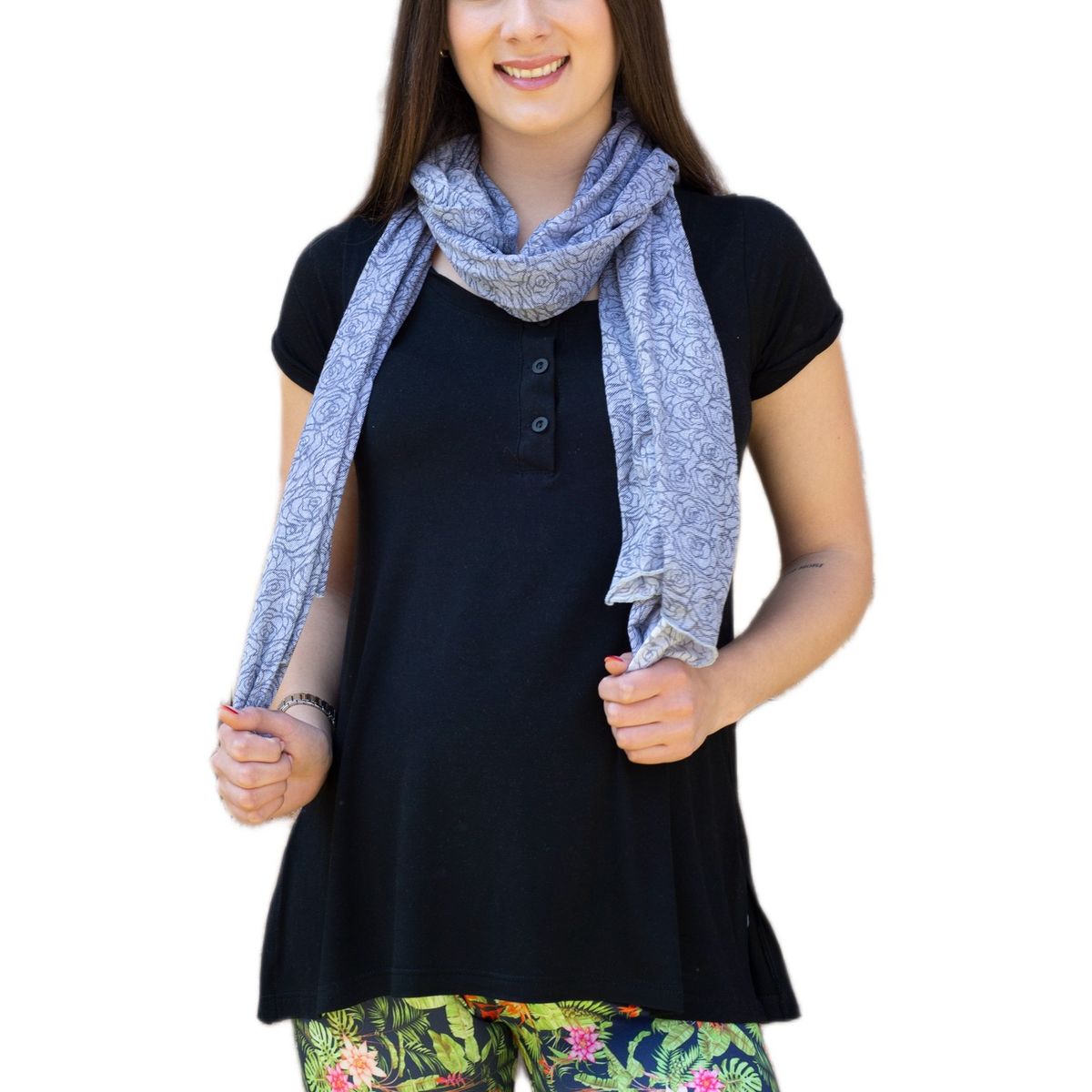 MADREMIA - Pañuelo de la lactancia Denim Madremia