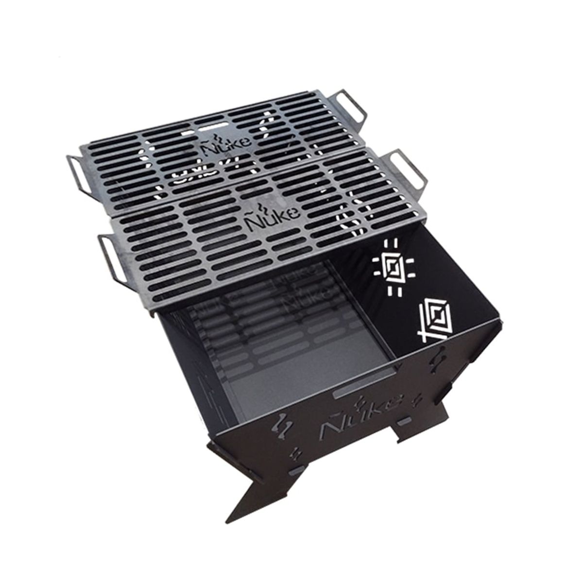 ÑUKE - Fogón Huapi 70 Ñuke, Incluye dos Parrillas - Fire Chile