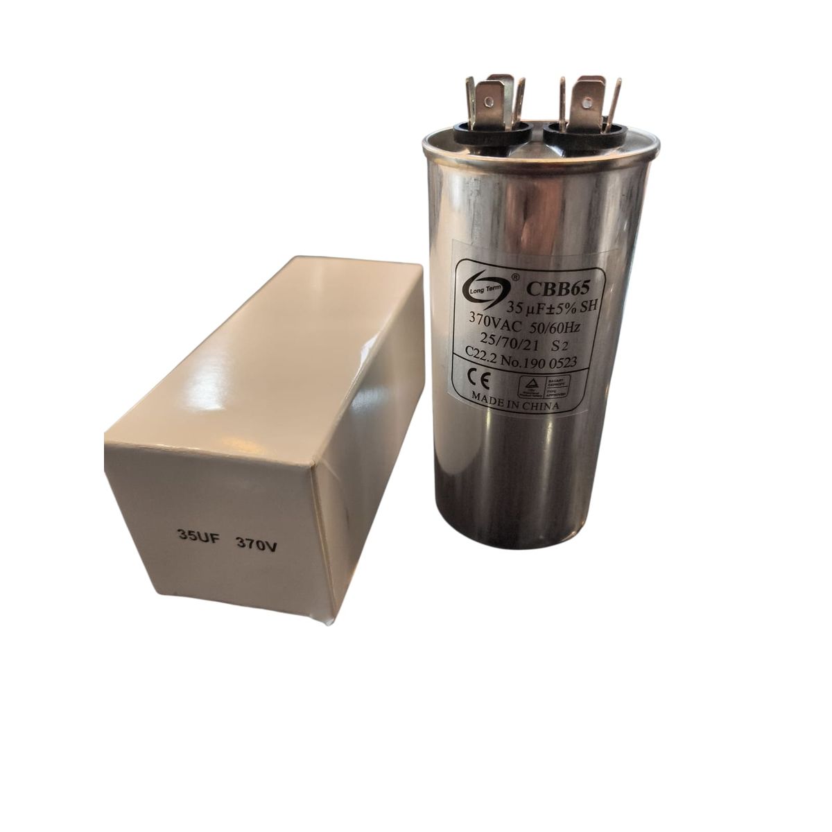 GENERICO - CAPACITOR para compresor de 35UF 370V