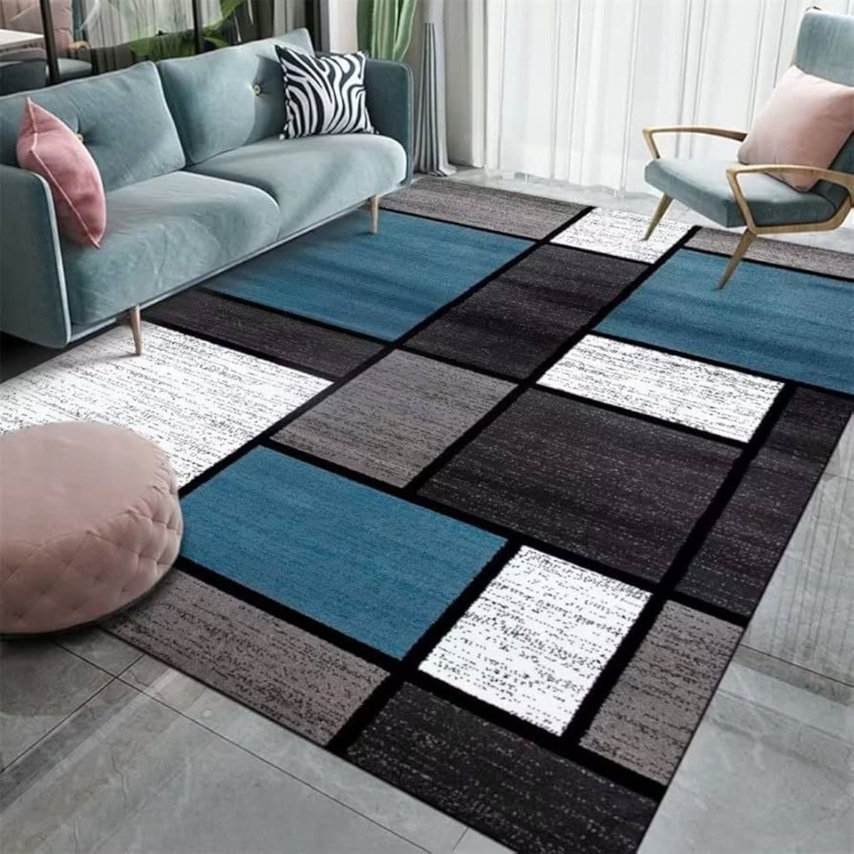 GENERICO - Alfombras decorativas para living 200 cm x 240 cm
