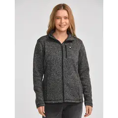 CAT - Polar Mujer W Sweater Fleece Full Zip Jacket Negro