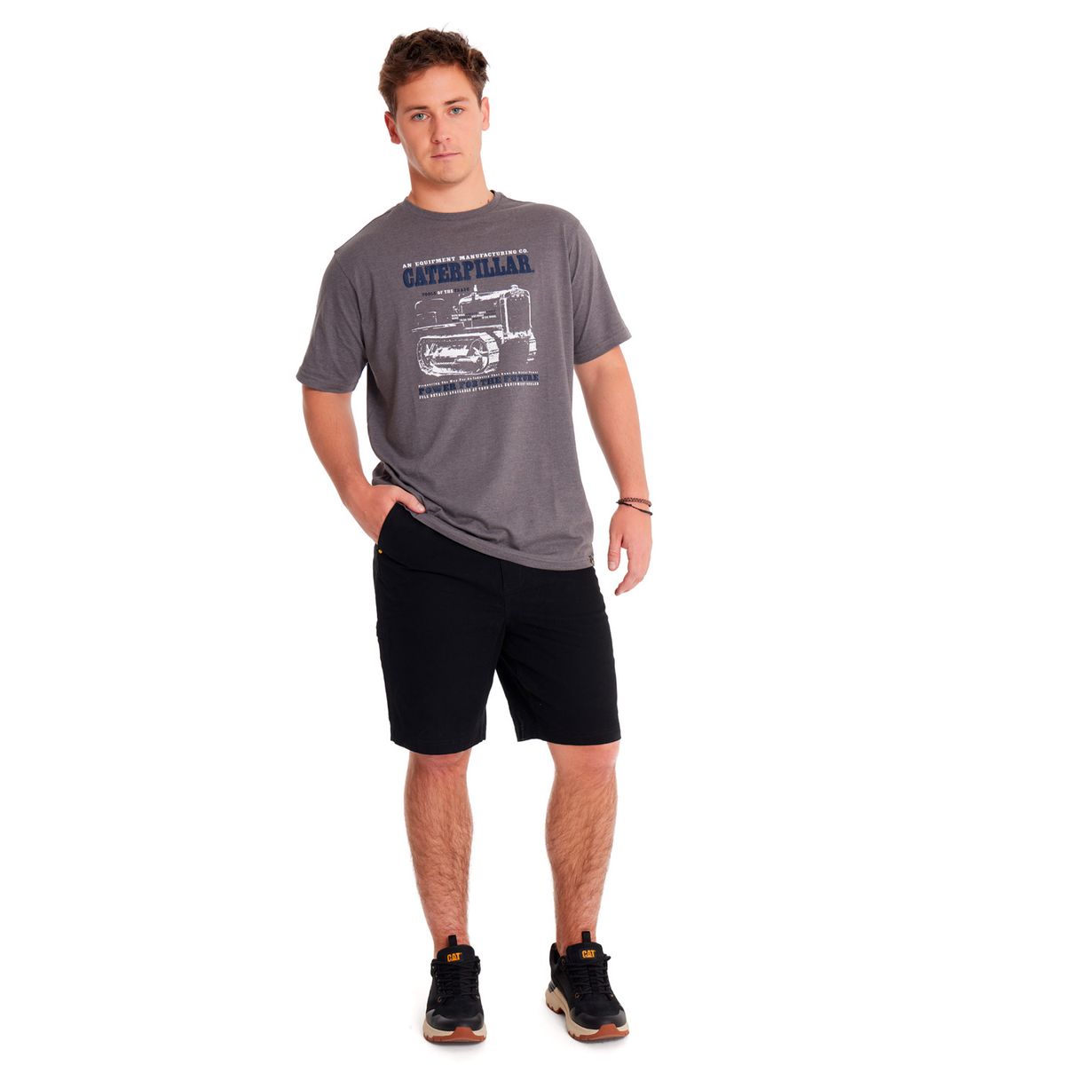 CAT - Short Hombre Stretch Canvas Utility Short Negro CAT