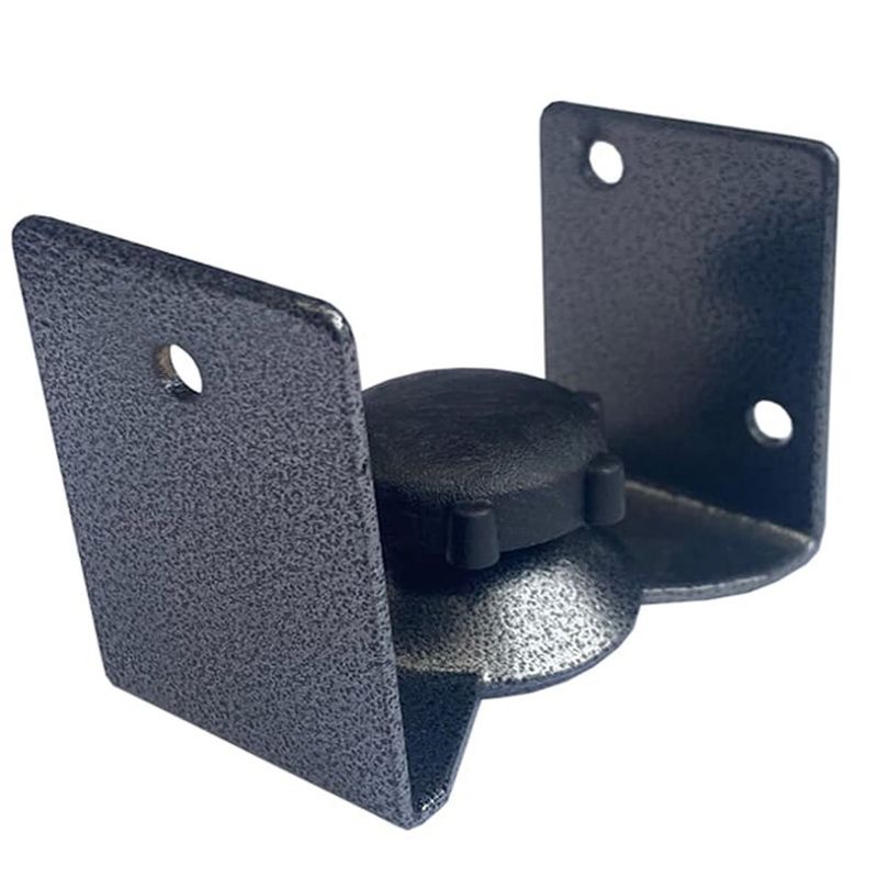 GENERICO - SOPORTE PARLANTE A MURO 2 UNI NEGRO ATORNILLABLE