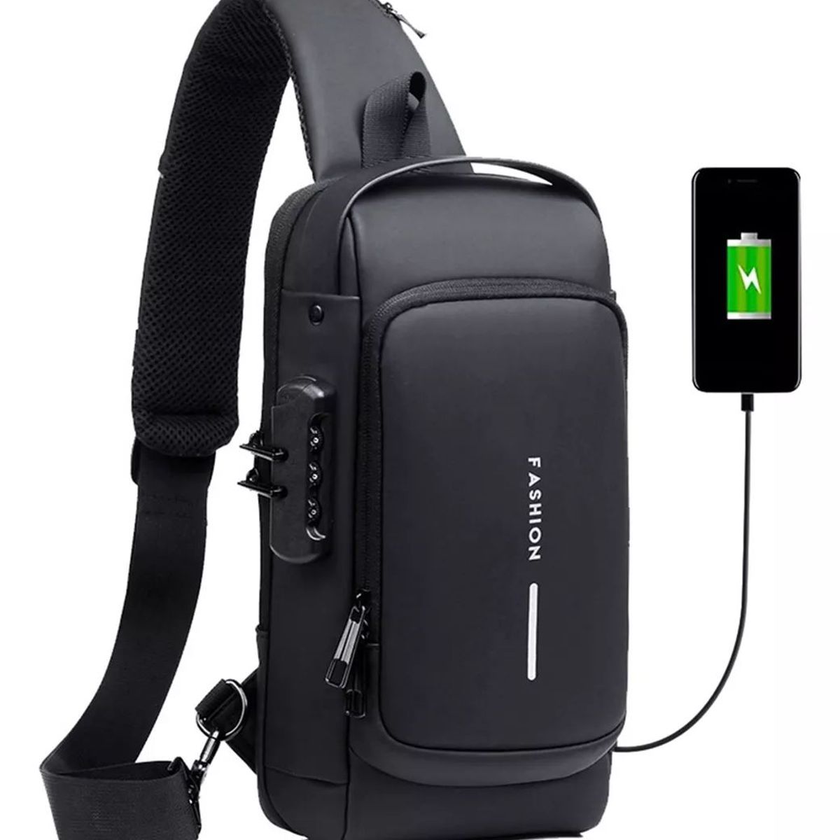 SHOP EHOME BAG - Bolso Mochila Bandolero Puerto Usb Sistema Antirrobo