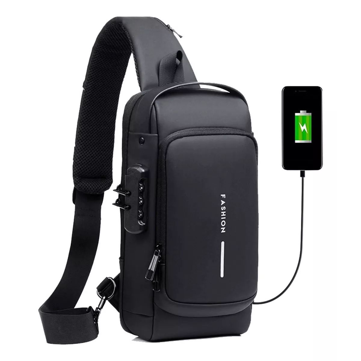 SHOP EHOME BAG - Bolso Mochila Bandolero Puerto Usb Sistema Antirrobo