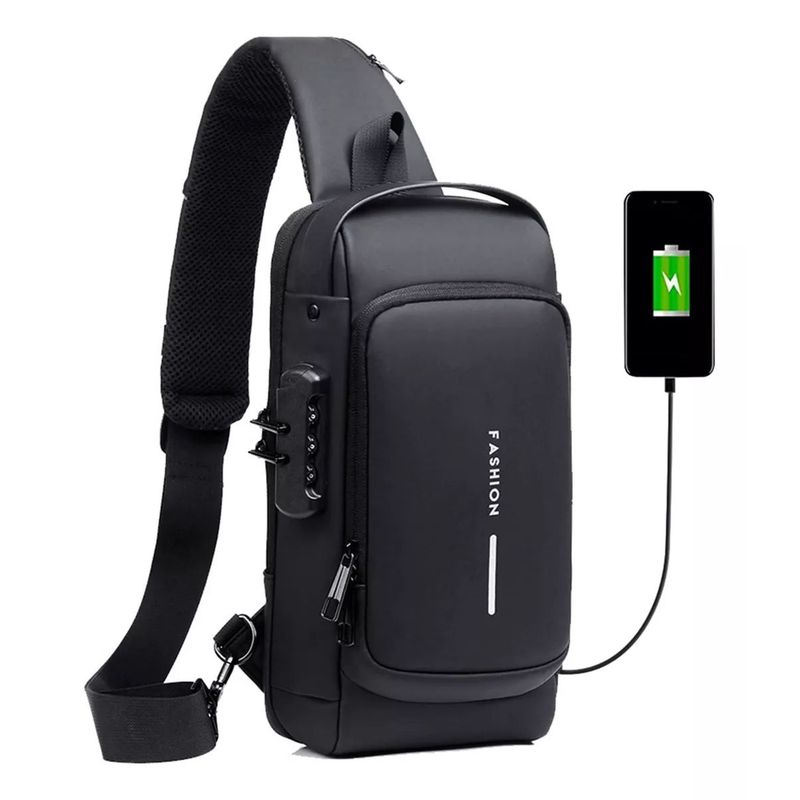 SHOP EHOME BAG - Bolso Mochila Bandolero Puerto Usb Sistema Antirrobo