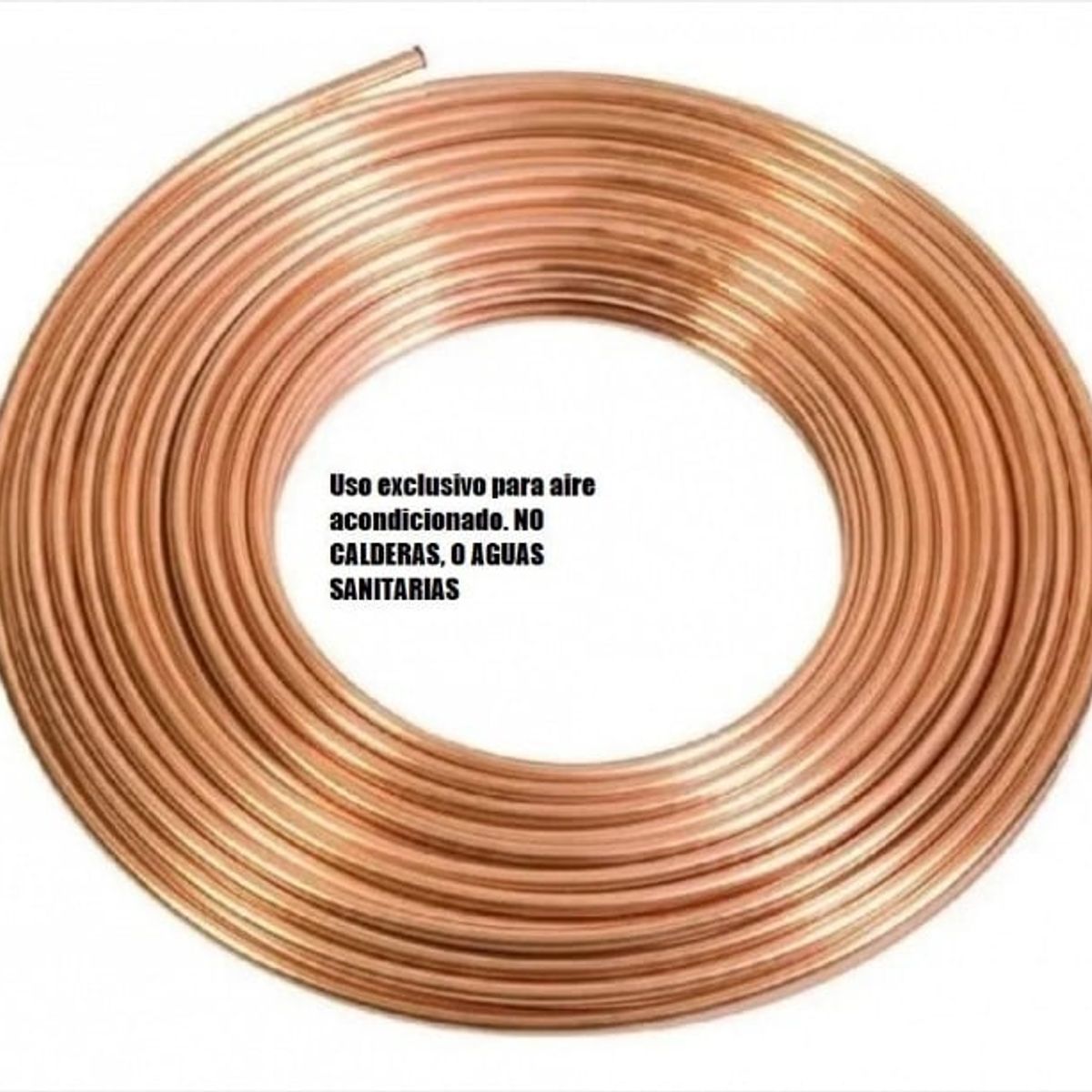 GENERICO - ROLLO DE COBRE ROLLO TUBERIA  CU  3/8" de 15 MTS Aire Acondicionado