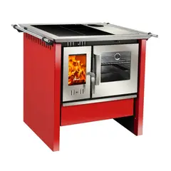AMESTI - Cocina a Leña Allegra Roja Vitrox