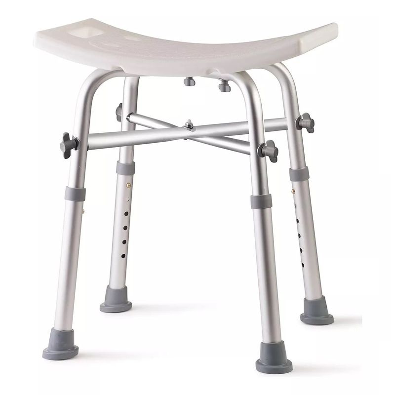 GENERICO - Piso Silla De Ducha Altura Ajustable Bariatrico Aluminio