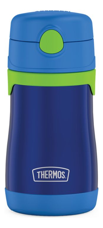 BOTELLA CON BOMBILLA SIPPY KIDS 290ML AZUL
