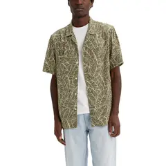 LEVIS - Camisa Hombre Manga Corta Verde
