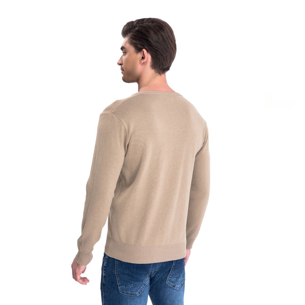 LIKE SHOP - Sweater Tejido Hilo Hombre Cuello V Colores 151