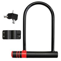 Candado U Lock Para Bicicleta Y Moto 2 Llaves Anti Robo