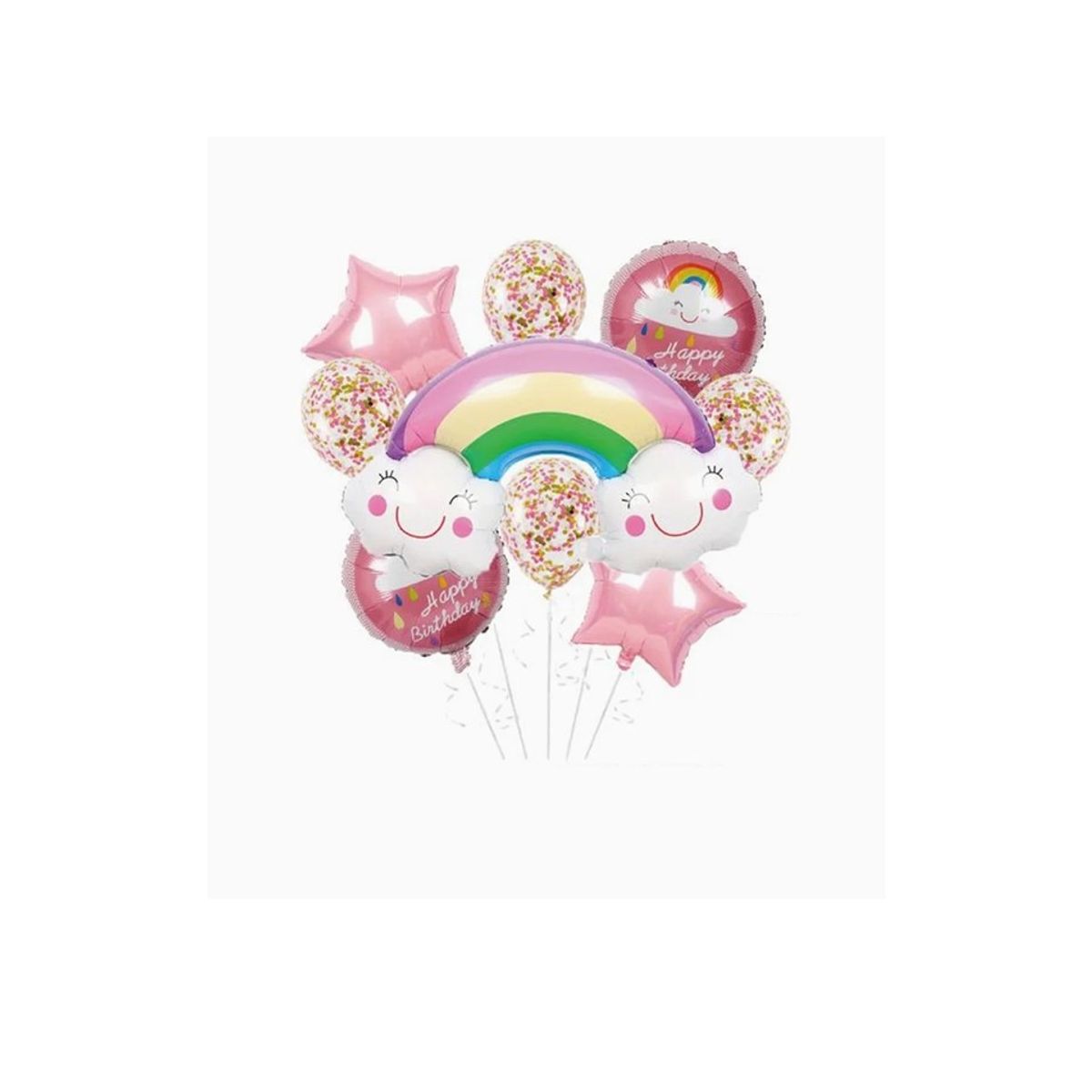 GENERICO - Set de Globos Arcoiris