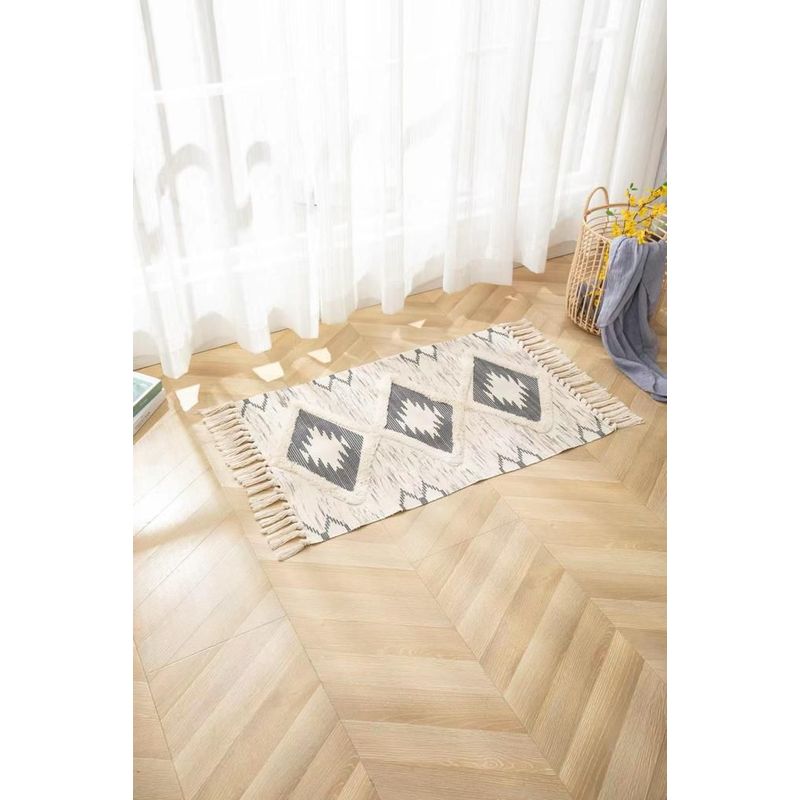 ANGELES DEL HOGAR - Alfombras Pasilleras de Lino 60 cm x 110 cm