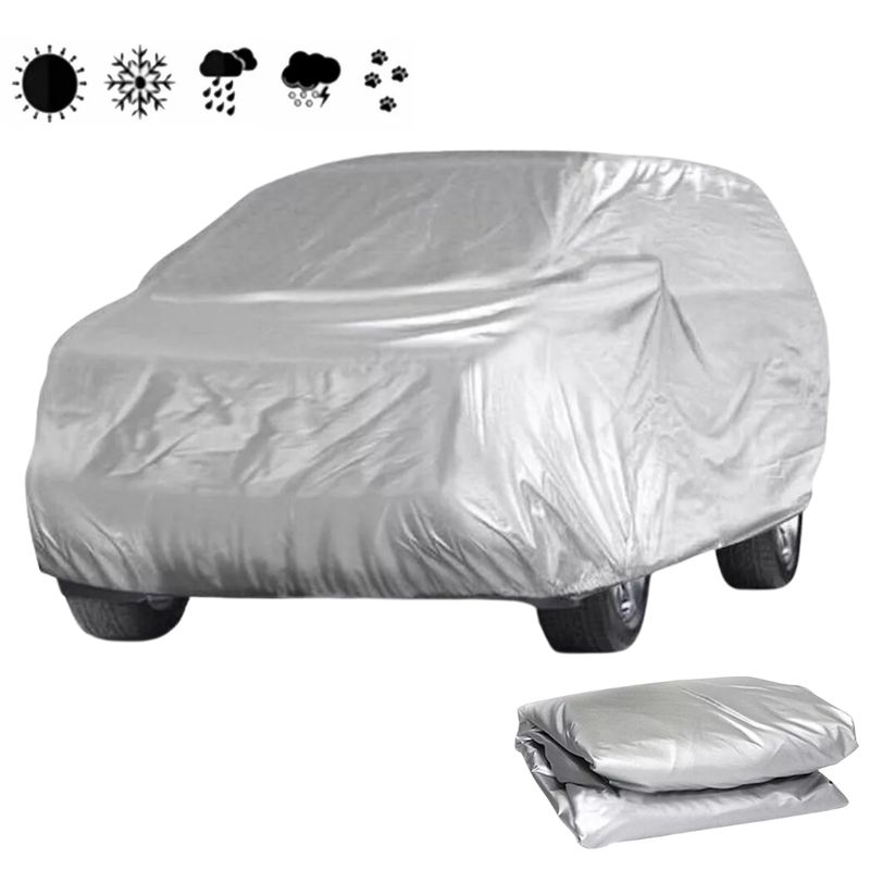 GENERICO - Carpa Funda Cubre Auto Impermeable XL 490cm x 530cm