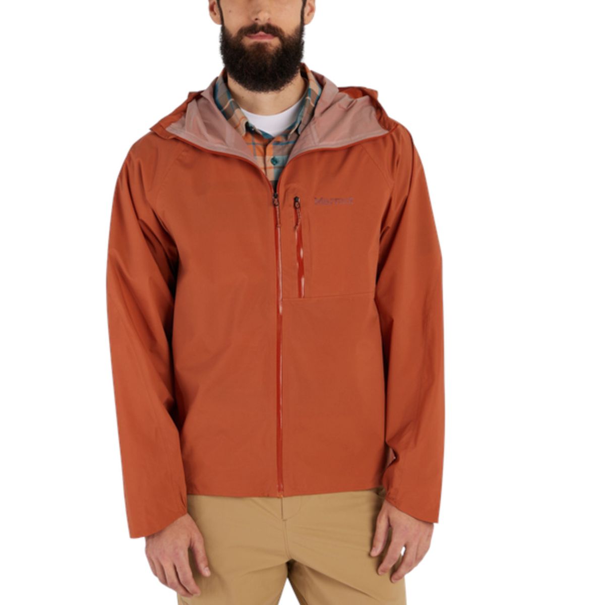 MARMOT - Chaqueta Hombre Impermeable Superalloy Naranja Marmot