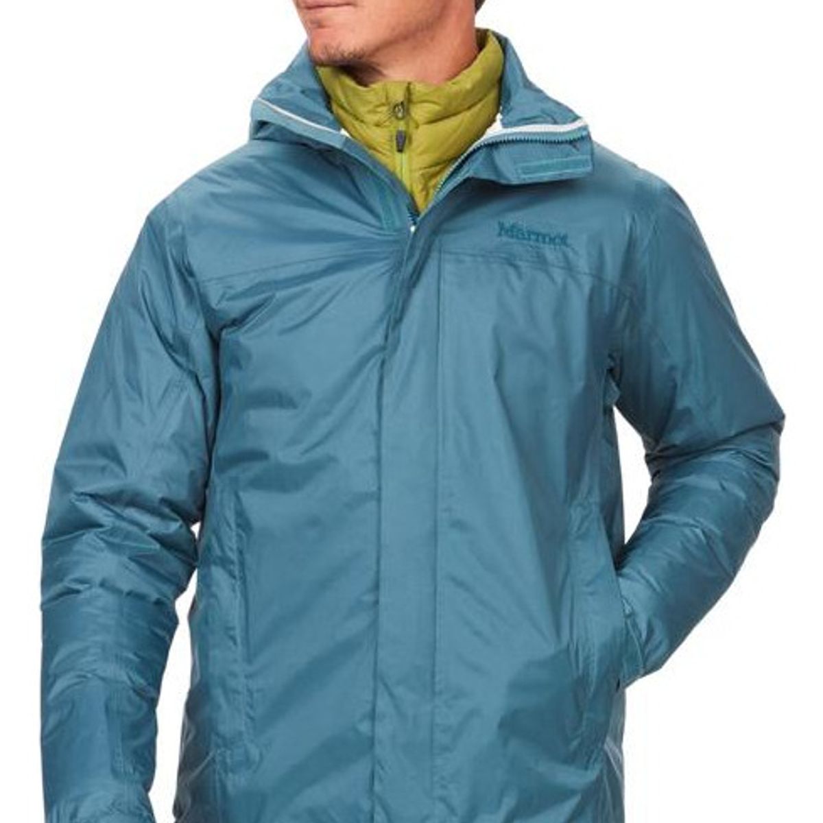 MARMOT - Chaqueta Hombre Impermeable Precip Eco Azul Marmot