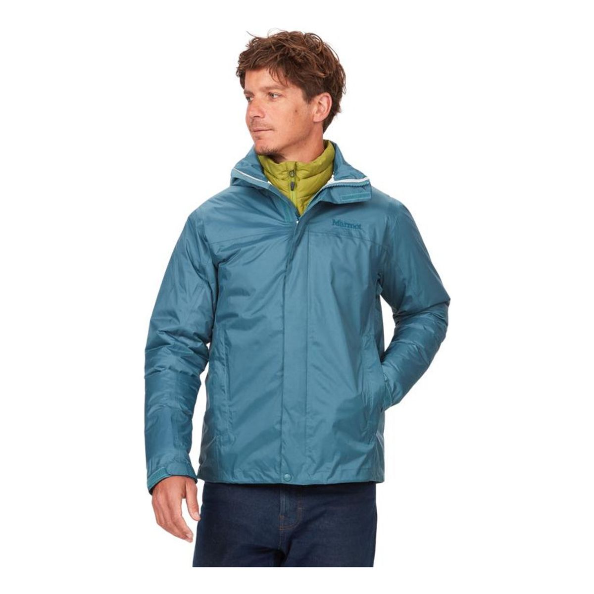 MARMOT - Chaqueta Hombre Impermeable Precip Eco Azul Marmot