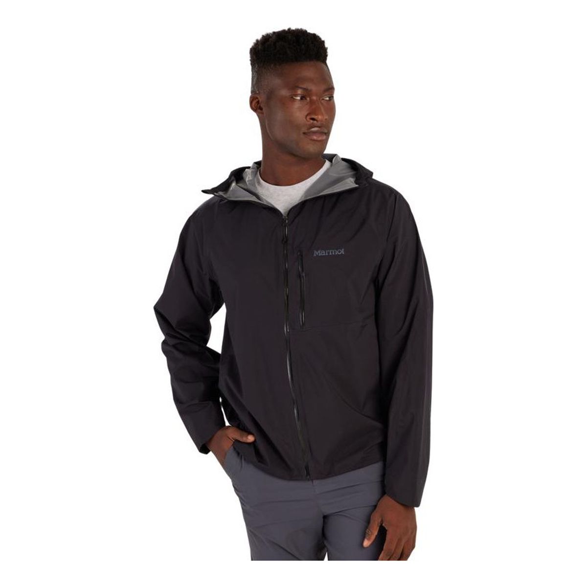 MARMOT - Chaqueta Hombre Impermeable Superalloy Negro Marmot