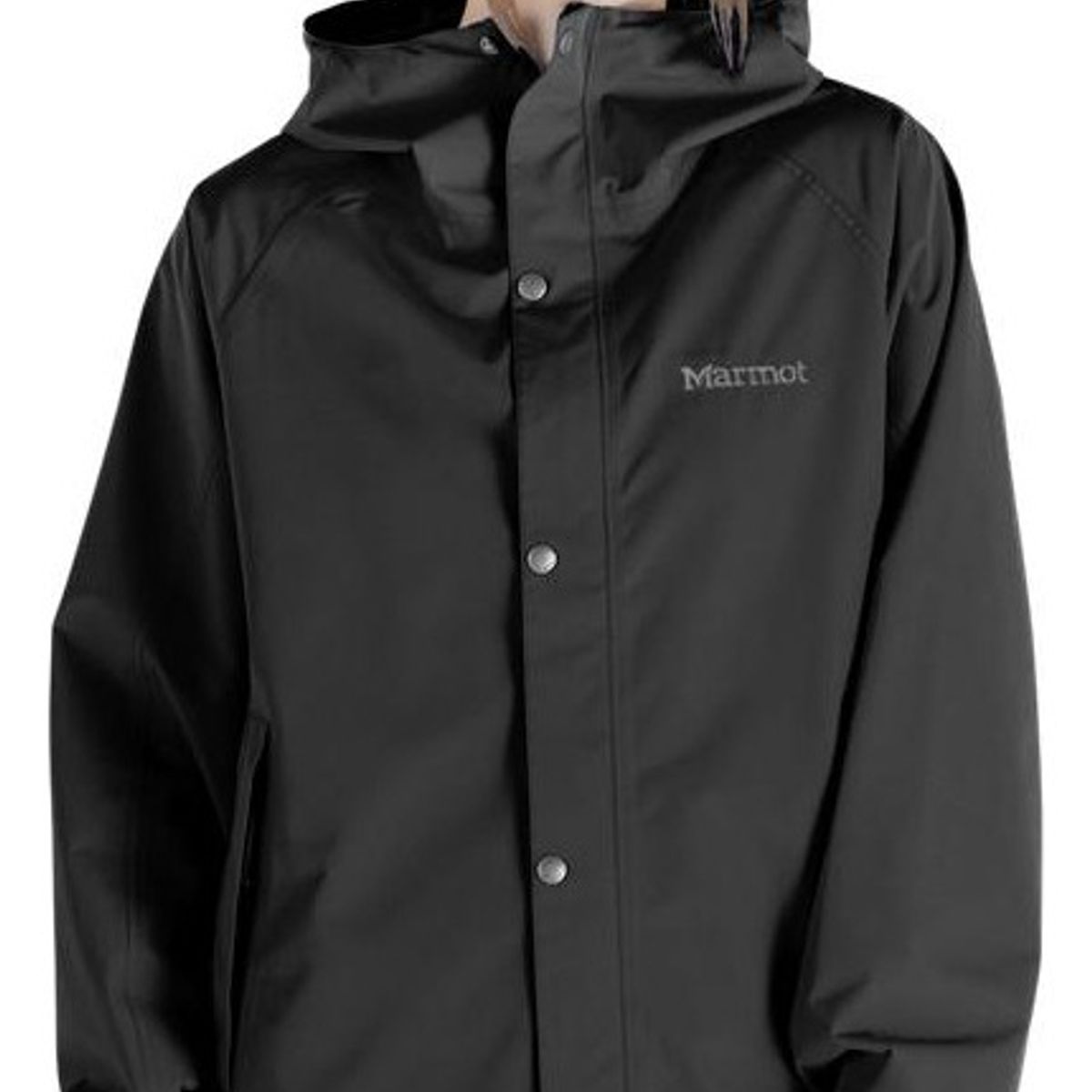 MARMOT - Chaqueta Mujer Impermeable Cascade Negro Marmot