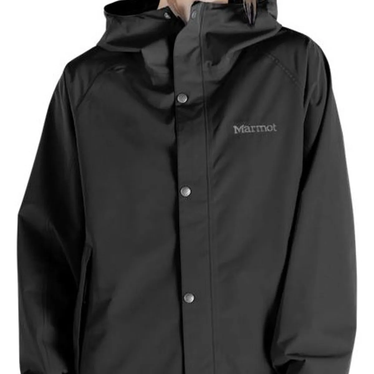 MARMOT - Chaqueta Mujer Impermeable Cascade Negro Marmot