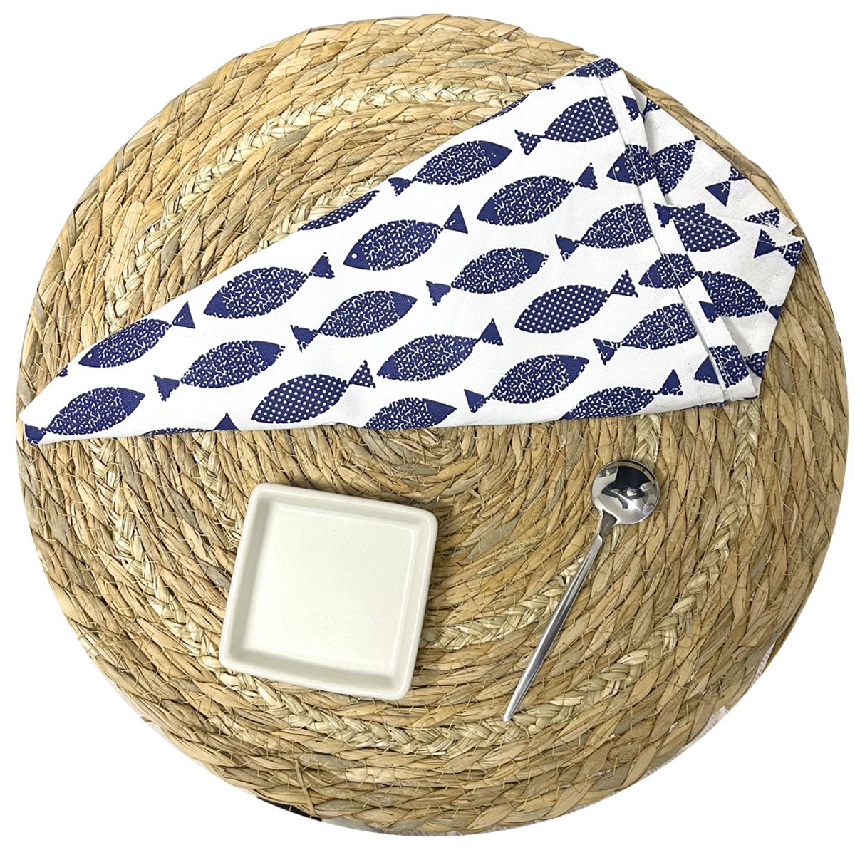 GENERICO - Pocillo Cuadrado Cerámica Para Salsa Soya Pebre 82x22cm X6