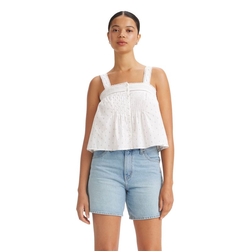 LEVIS - Polera Mujer Regular Fit Blanco Levis