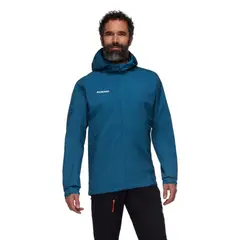 MAMMUT - Chaqueta Hombre Alto Hs Hooded Turquesa