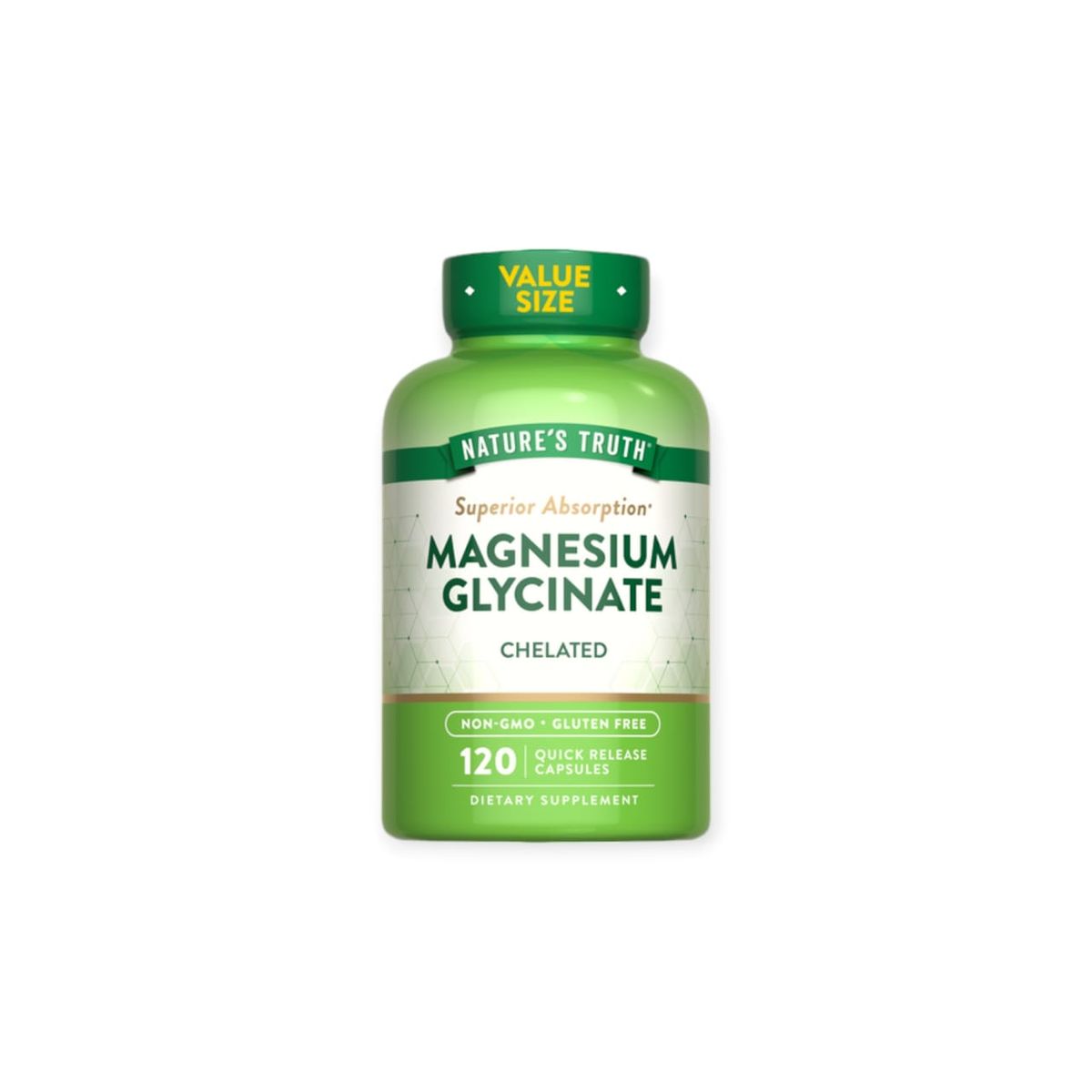NATURE'S TRUTH - MAGNESIO GLYCINATE 120 CAPSULAS - NATURE'S TRUTH