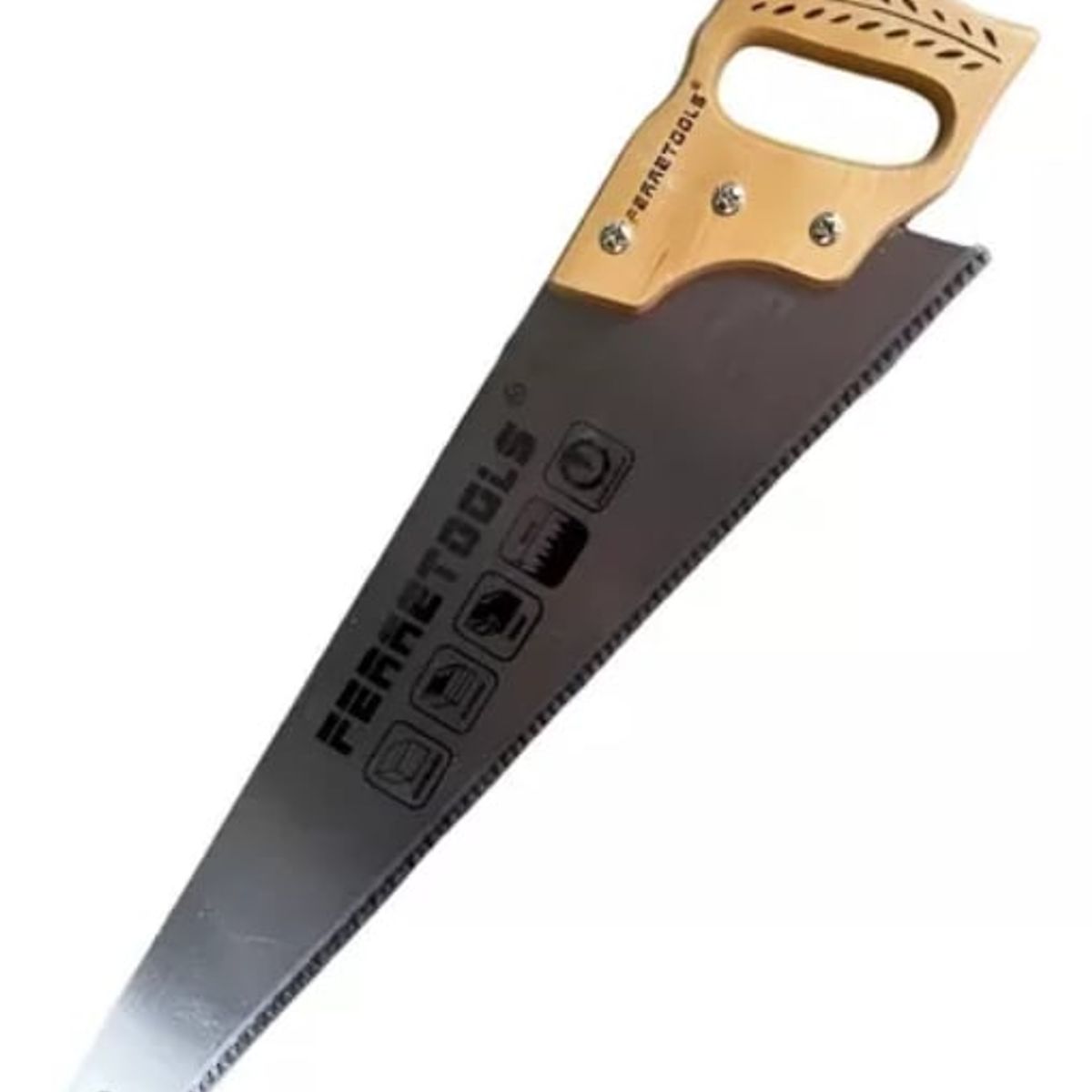 GENERICO - Serrucho Carpintero 24 pulg. 60cm. Mango Madera