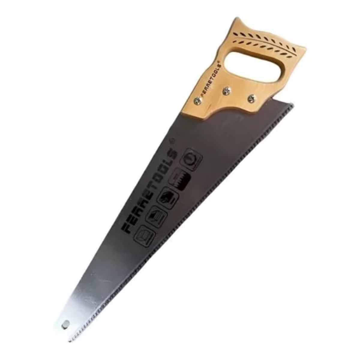 GENERICO - Serrucho Carpintero 24 pulg. 60cm. Mango Madera